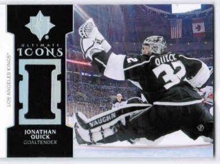 18/19 2018 Ud Ultimate Jonathan Quick Ui - Jq Icons Jersey Los Angeles Kings