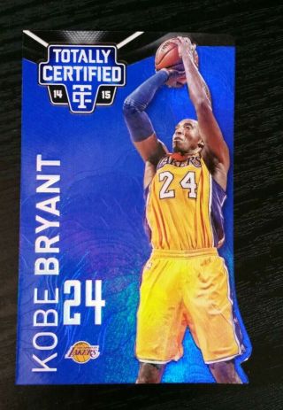 2014 Totally Certified Platinum Blue Die - Cut 66 Kobe Bryant /74