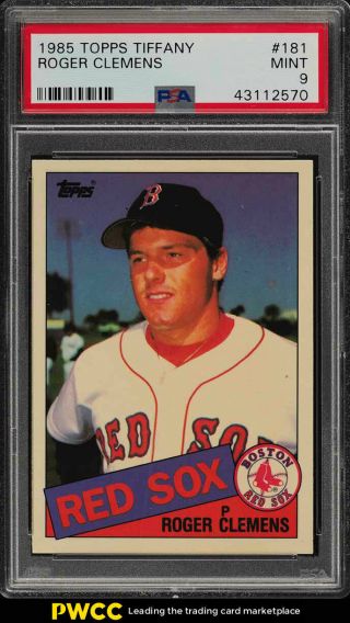 1985 Topps Tiffany Roger Clemens Rookie Rc 181 Psa 9 (pwcc)