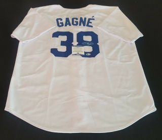 Eric Gagne Los Angeles Signed Authentic Style Custom Jersey Beckett Bas