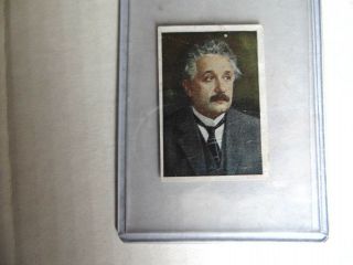 1928 Albert Einstein Rookie Card Die Welt In Bilden Ex Or Better