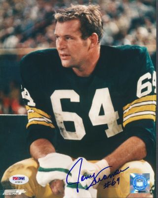 Jerry Kramer Packers Signed 8x10 Photo Autograph Auto Psa/dna Af30014