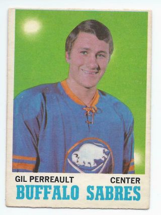 1970 - 71 Opc O - Pee - Chee Gilbert Perreault Rc 131 Buffalo Sabres Hockey Set Break