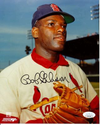Bob Gibson Signed Auto Autograph 8x10 Photograph Jsa Cardinals Pc266
