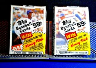 1985 Topps Baseball Card Set - Rare Dwight Gooden & Daryl Strawberry