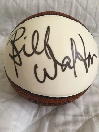 Bill Walton Signed Spalding Nba Mini Basketball Autograph