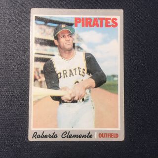 1970 Topps Roberto Clemente 350 (pr - Gd) See Scans And Description