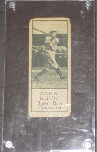 1924 Willard Chocolate Babe Ruth Baseball Card (rp) Read Listing