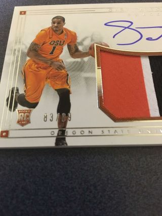 2016 National Treasures Collegiate GARY PAYTON II RC Patch Auto 83/99 (GT13) 2