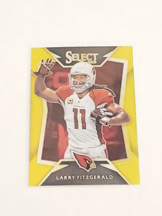 Larry Fitzgerald Cardinals 2014 Select Gold Prizm 8/10