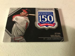 Stan Musial 2019 Topps 2 150 Years Of Baseball Commemorative Patch Sm Cardinals