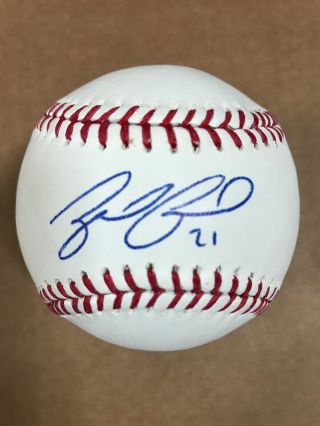 Zack Greinke Signed Baseball Jsa Authentication Wrigley Field Commemorative