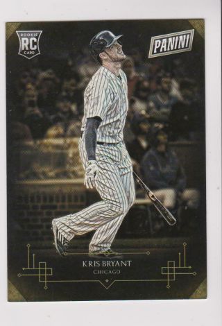 2015 Panini Black Friday 4 Kris Bryant Rookie Card,  Chicago Cubs