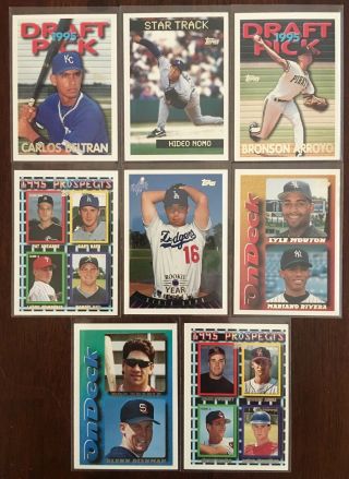 1995 Topps Baseball Traded & Rookies Complete Set,  1 - 165,  Rivera & Beltran RCs 4