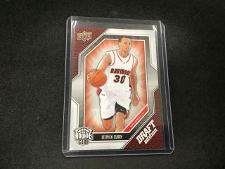 Stephen Curry 2009 - 10 Upper Deck Draft Edition Basketball Rookie Card 34 Rc Jk