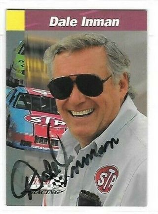1993 Finish Line Dale Inman Autographed Signed Trading Card