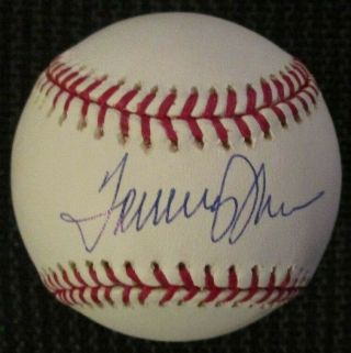Tommy John York Yankees Signed Major League Oml Baseball Mlb Authenticated