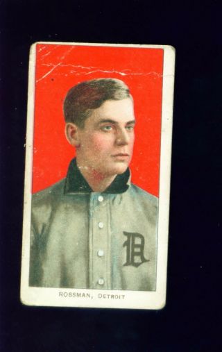1909 - 11 T206 Boss Schmidt Portrait Detroit Tigers 2 Lw1