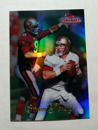 Steve Young 1998 Topps Gold Label Class 1 Red /100 75