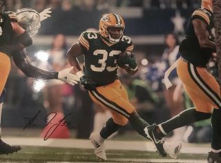 Aaron Jones Autographed Green Bay Packers 8x10 Photo Gdst Holo