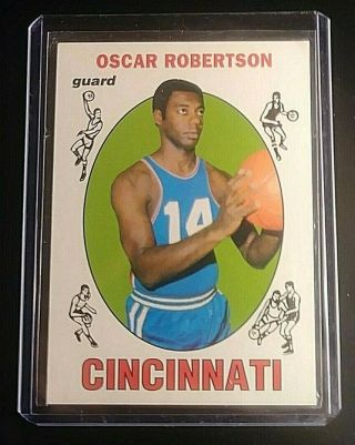 1996 Topps Stars Reprints 38 Oscar Robertson Cincinnati Royals Basketball Card