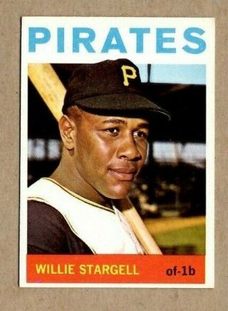 1964 Topps Willie Stargell Pittsburgh Pirates 342 Exmt,