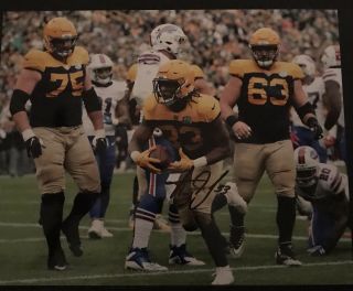 Aaron Jones Autographed Green Bay Packers 8x10 Photo Gdst Holo Y