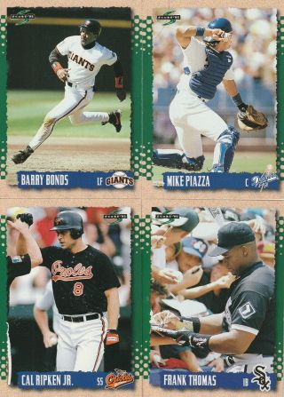 1995 Score Baseball Complete Set,  (1 - 605),  Updates,  Nm/m.