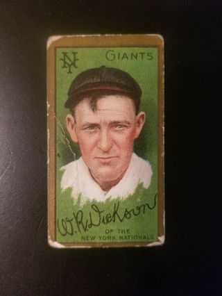 1911 T205 Gold Border W.  R.  Dickson Sweet Caporal York Giants