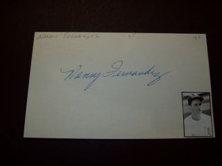 Nanny Fernandez (1918 - 1996) Signed 3x5