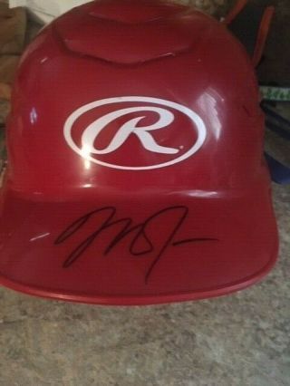 Mike Trout Autographed Batting Helmet