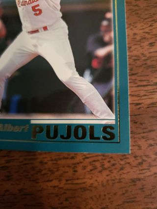 2001 Topps Traded ALBERT PUJOLS T247 rookie card St Louis Cardinals 6