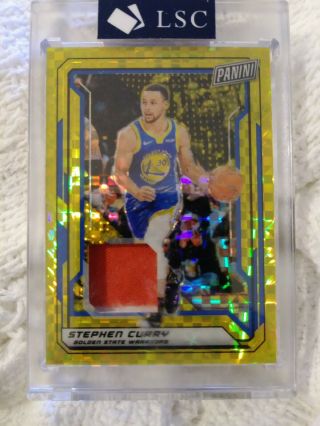 2019 Panini Nationals Gold Vip Pack Stephen Curry Gold Patch Card 1/5 Ebay 1of1