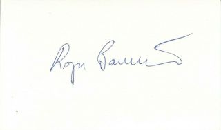 Roger Bannister First Sub 4 - Minute Mile Hand Signed Autographed Card D.  2018