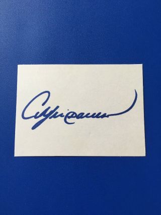 Andre Dawson Hof Montreal Expos Cubs - Signed Autograph Auto Cut In Person