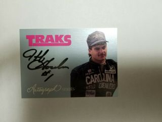 Jeff Gordon 1992 Traks Autograph Series Signed Nascar Card A7
