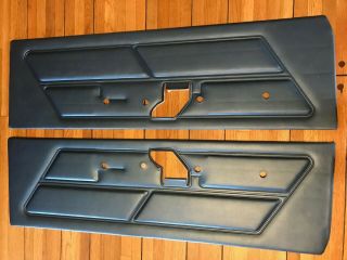 1970 Mustang Standard Door Panel Set - Blue -