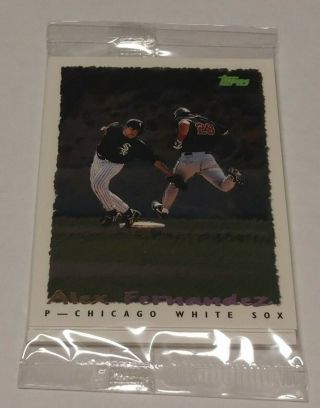 1995 Topps Baseball Pre - Production Sample Cards - Pack