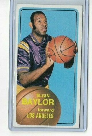 Elgin Baylor 1970 - 71 Topps Basketball Card 65 Lakers (vg - Ex)