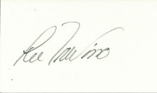 Lee Trevino Golf Legend Hand Signed Autographed Card