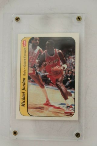 1986 Michael Jordan Fleer Rc Rookie Sticker