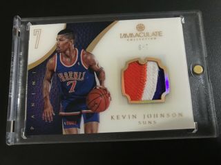 2012 - 13 Immaculate Kevin Johnson Acetate Numbers Patch /7