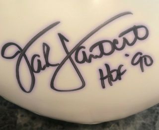 Jack Lambert Pittsburgh Steelers Autographed Full Size Football