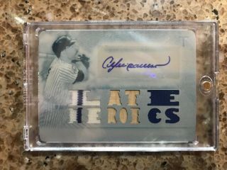 2018 Topps Triple Threads Andre Dawson Printing Plate Whale 1/1 Patch Bat Auto