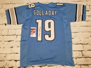 Kenny Golladay Signed Autographed Detroit Lions Jersey Jsa Witness