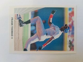 1990 Leaf Frank Thomas Rookie Rc Well Centred Card 300