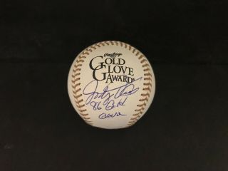 Jody Davis Chicago Cubs Autographed Signed Gold Glove Baseball A