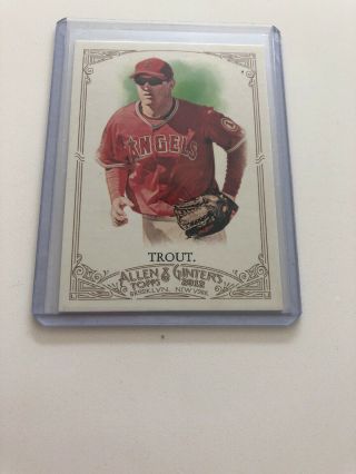 Mike Trout 2012 Allen & Ginter 140 Rookie Card Topps Us175 Bowman