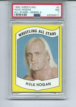 1982 Wrestling All Stars Hulk Hogan 1 Psa 7 Nm