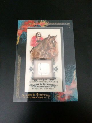 2009 Will Simpson/ Archie Bunker Allen @ Ginters The Worlds Champions Card